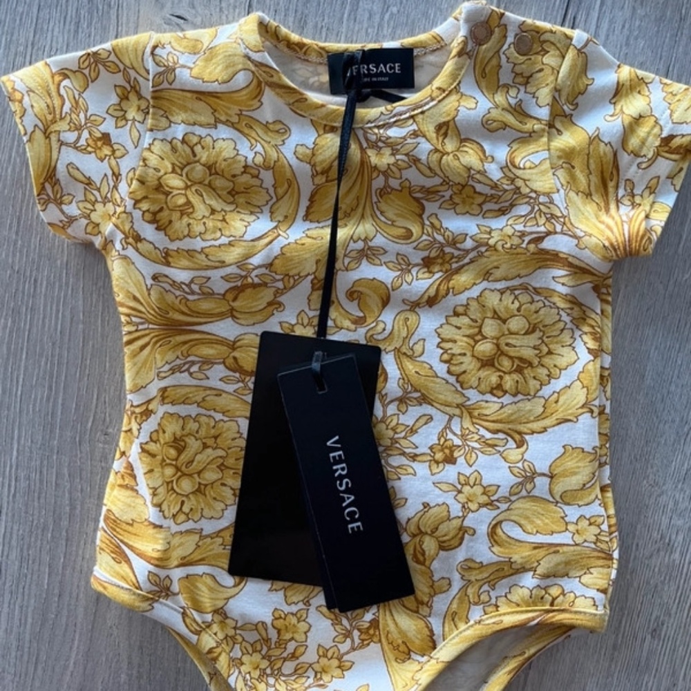 Versace body suit with matching hat